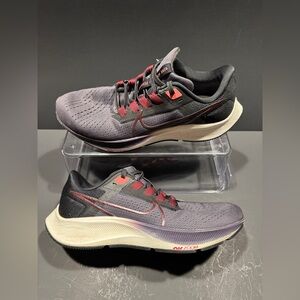 Nike‎ Air Zoom Pegasus 38 Womens Size 9 Running Shoes Purple Black CW7358-501